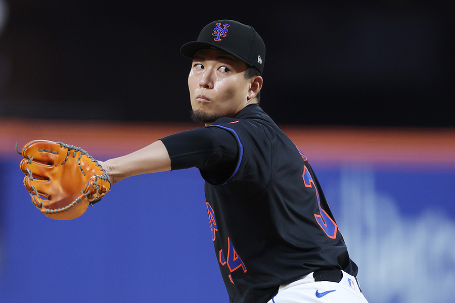 パイレーツ戦に先発したメッツ・千賀滉大【写真：Getty Images】