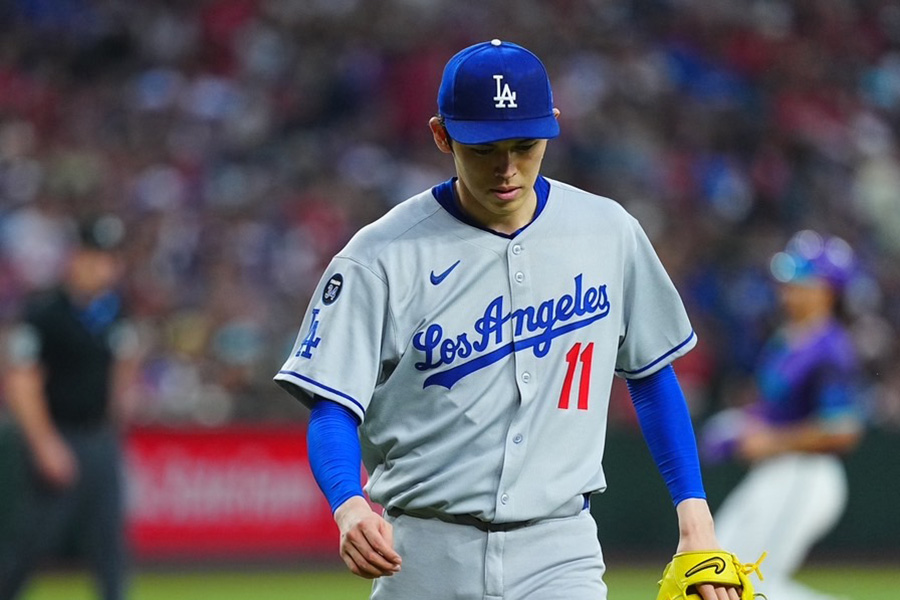 ドジャース・佐々木朗希【写真：荒川祐史】