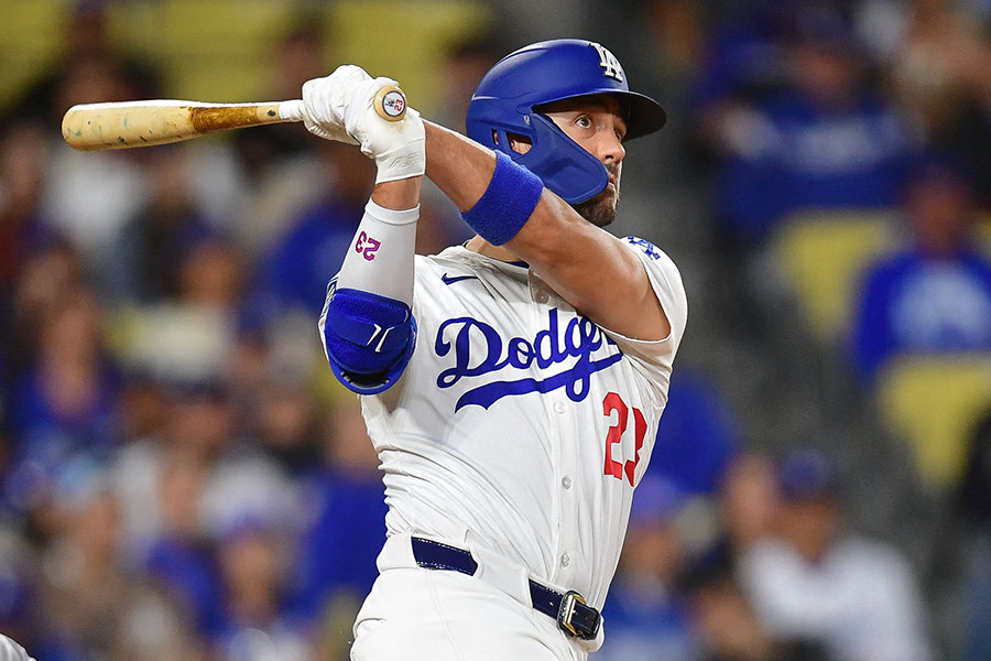 ドジャースのマイケル・コンフォート【写真：ロイター】