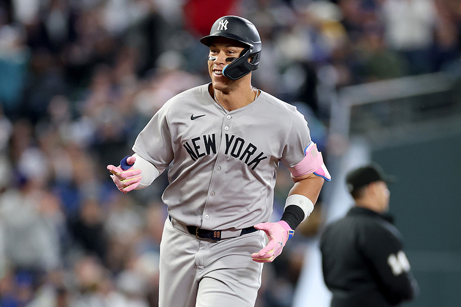 15号ソロを放ったヤンキースのアーロン・ジャッジ【写真：Getty Images】