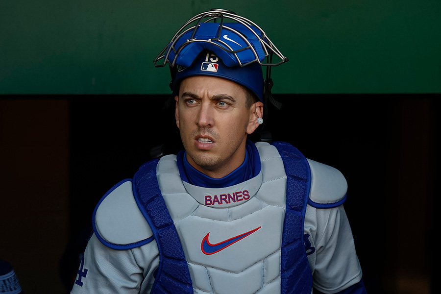 ドジャースからDFAとなったオースティン・バーンズ【写真:Getty Images】