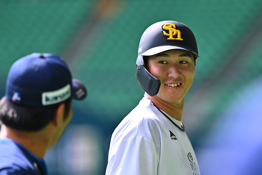 ソフトバンク・秋広優人【写真：古川剛伊】