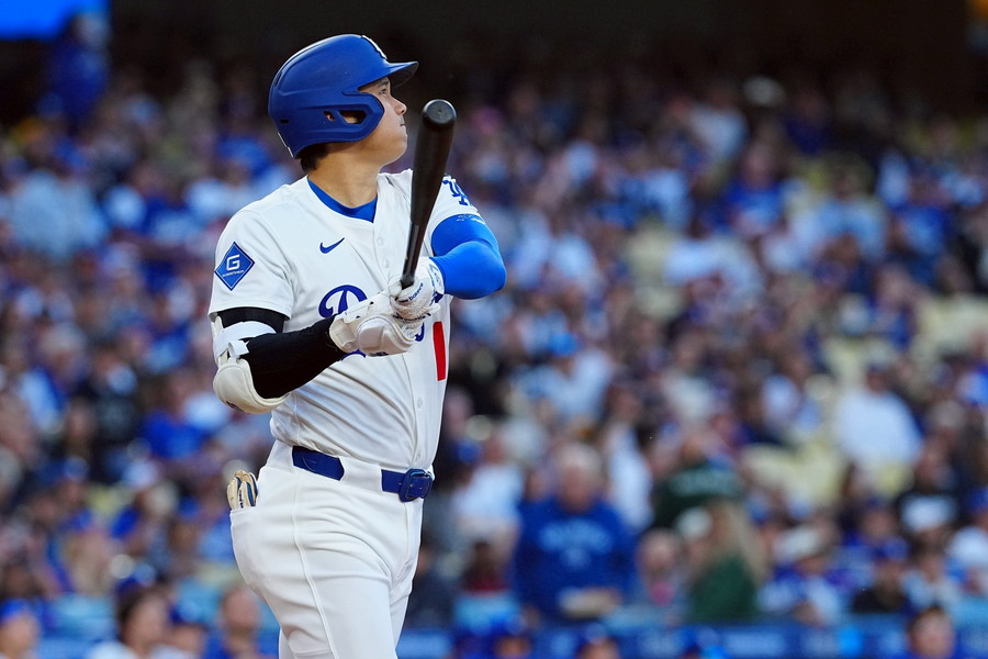 ドジャースの大谷翔平【写真：荒川祐史】