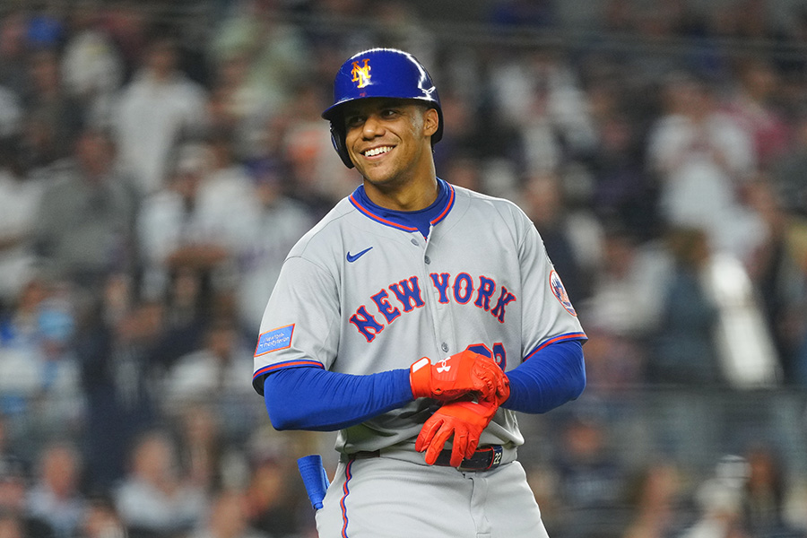 ヤンキース戦に出場したメッツのフアン・ソト【写真：Getty Images】