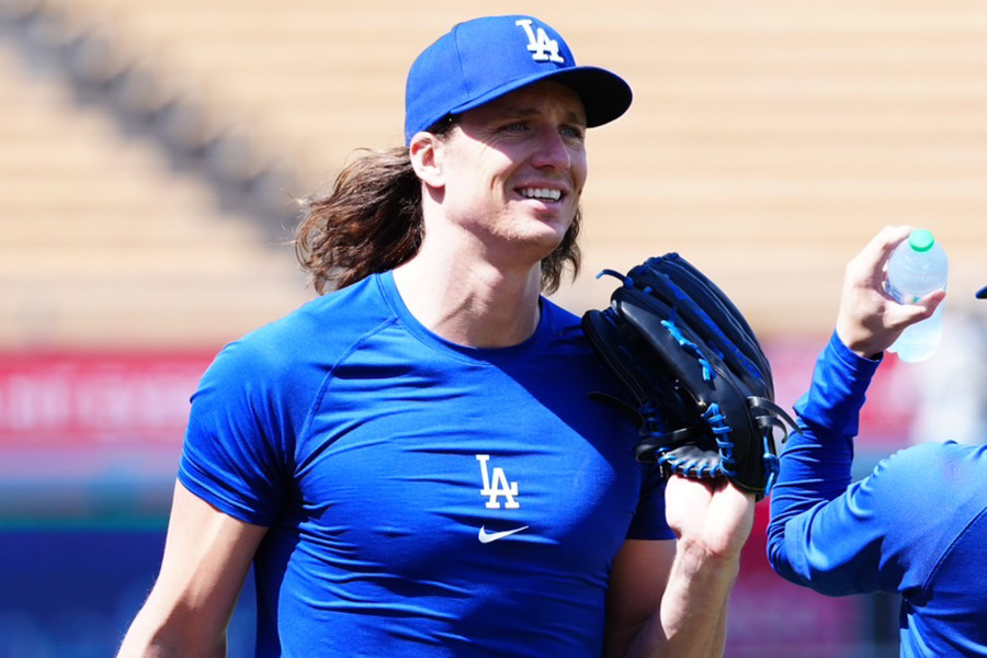 ドジャースのタイラー・グラスノー【写真：荒川祐史】