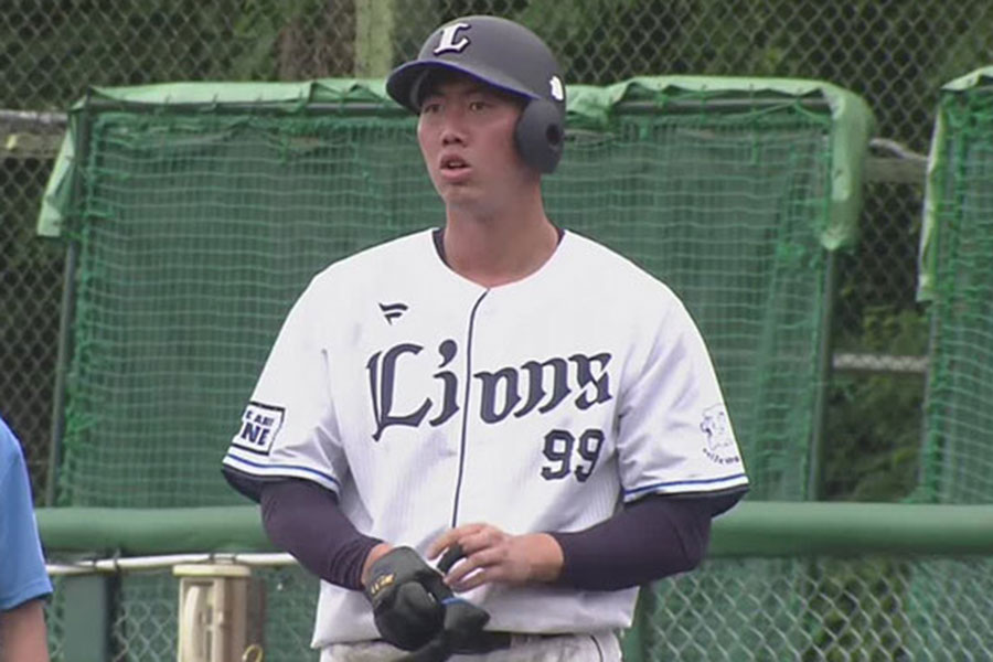 4安打2打点の活躍を見せた西武・村田怜音【画像：パーソル パ・リーグTV】