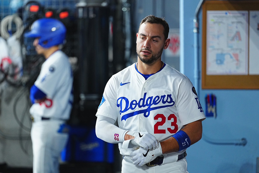 ドジャースのマイケル・コンフォート【写真：荒川祐史】