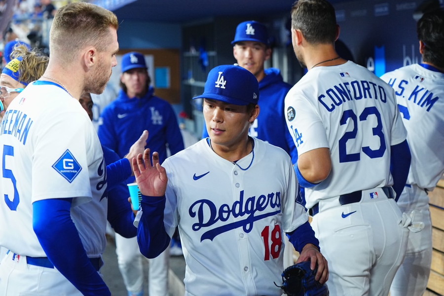 ダイヤモンドバックス戦に登板したドジャース・山本由伸【写真：荒川祐史】