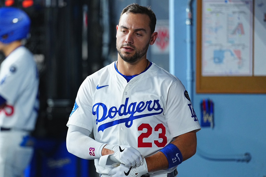 ドジャースのマイケル・コンフォート【写真：荒川祐史】