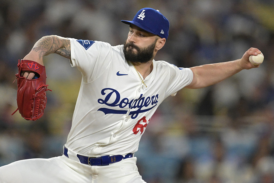 ドジャースのタナー・スコット【写真：ロイター】