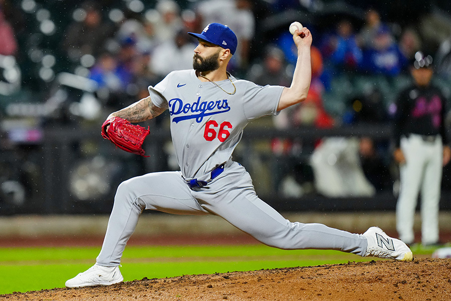 メッツ戦に登板したドジャースのタナー・スコット【写真：Getty Images】
