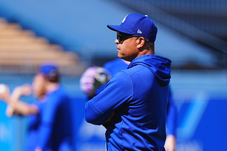 ドジャースのデーブ・ロバーツ監督【写真：荒川祐史】