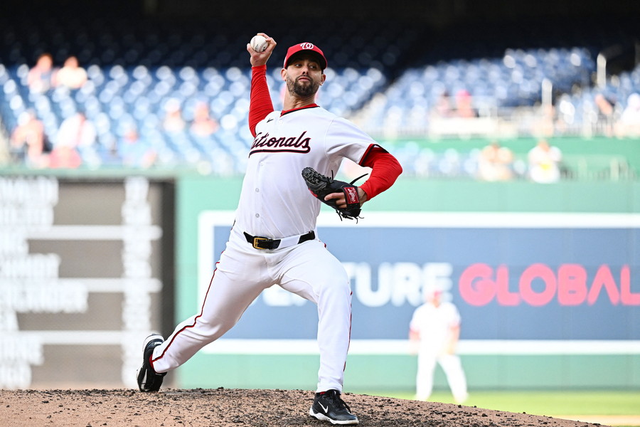 ナショナルズのホルヘ・ロペス【写真：ロイター】