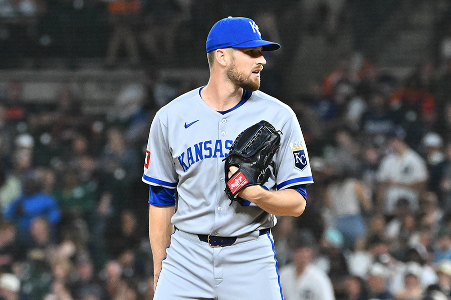 ドジャース入団が報じられたクリス・ストラットン(写真はロイヤルズ時代)【写真:Getty Images】