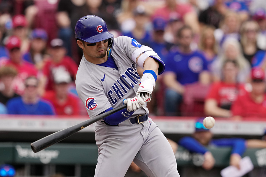 レッズ戦で本塁打を放ったカブス・鈴木誠也【写真：Getty Images】