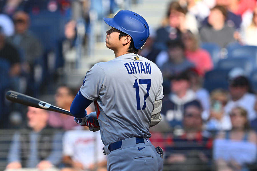 ガーディアンズ戦で本塁打を放ったドジャース・大谷翔平【写真：Getty Images】