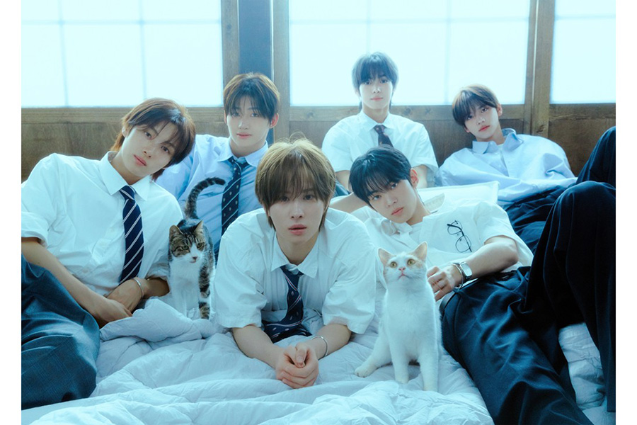 ボーイズグループのTWS【写真：球団提供】