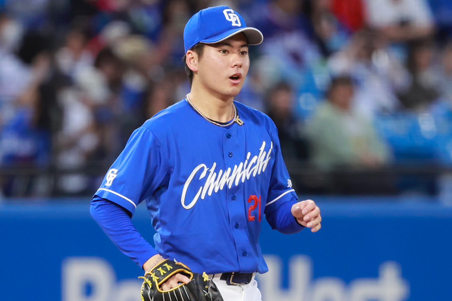 中日・金丸夢斗【写真：小池義弘】