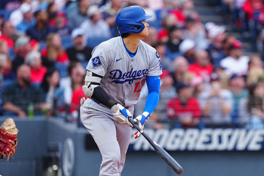 20号2ランを放ったドジャース・大谷翔平【写真：荒川祐史】