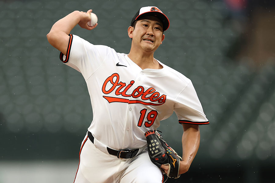 カージナルス戦に先発したオリオールズ・菅野智之【写真：Getty Images】