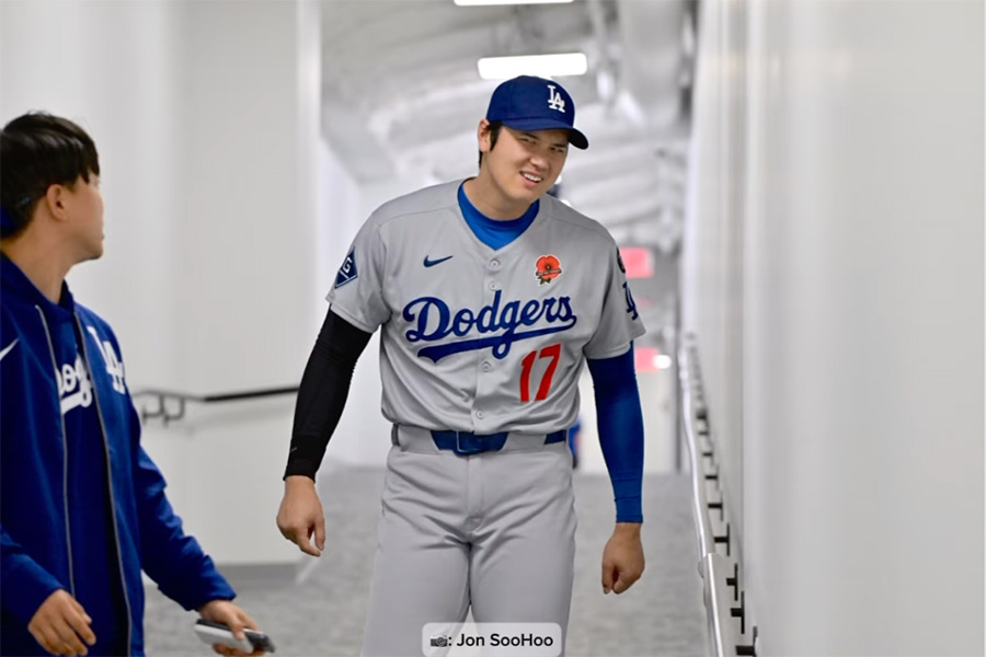 ジョン・スーフー氏が公開した大谷翔平（投稿をスクリーンショット）