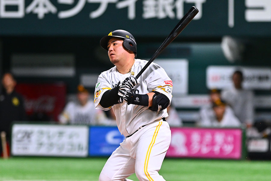 ソフトバンク・山川穂高【写真：古川剛伊】