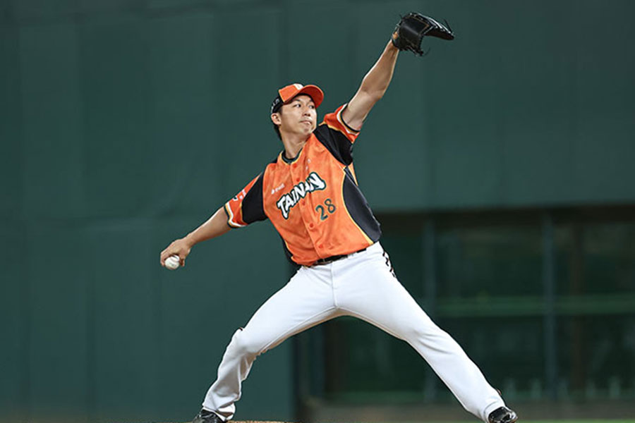 統一セブンイレブン・ライオンズの高塩将樹【写真提供：CPBL】
