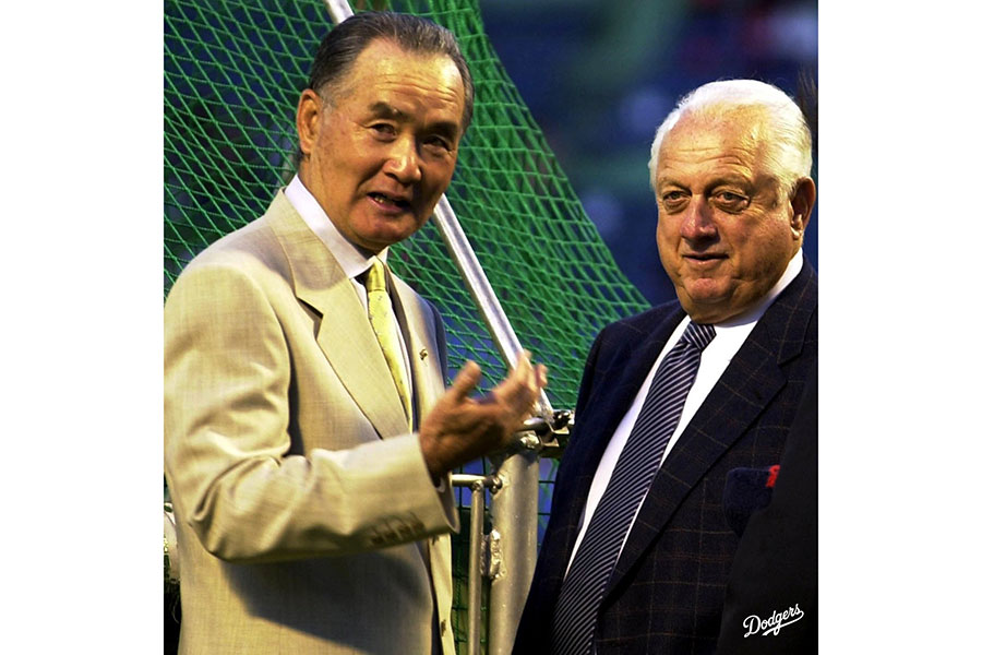 ドジャースが長嶋さんを追悼「伝説的な存在」 ラソーダ氏との写真公開