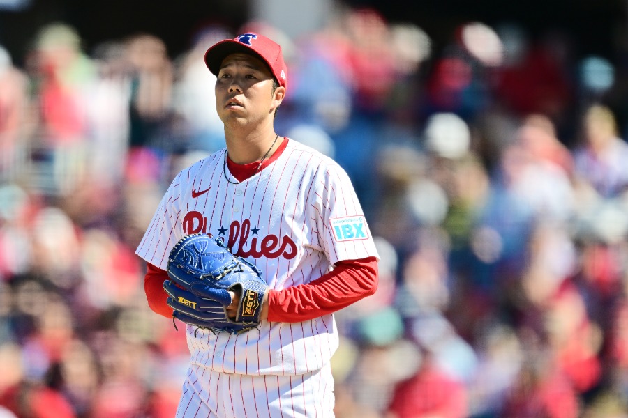 フィリーズ・青柳晃洋【写真：Getty Images】