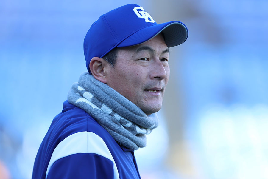 ドラゴンズジュニアの監督を務める山北茂利氏【写真：加治屋友輝】