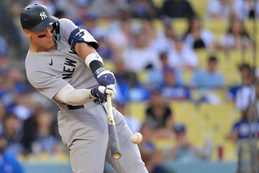 本塁打を放ったアーロン・ジャッジ
