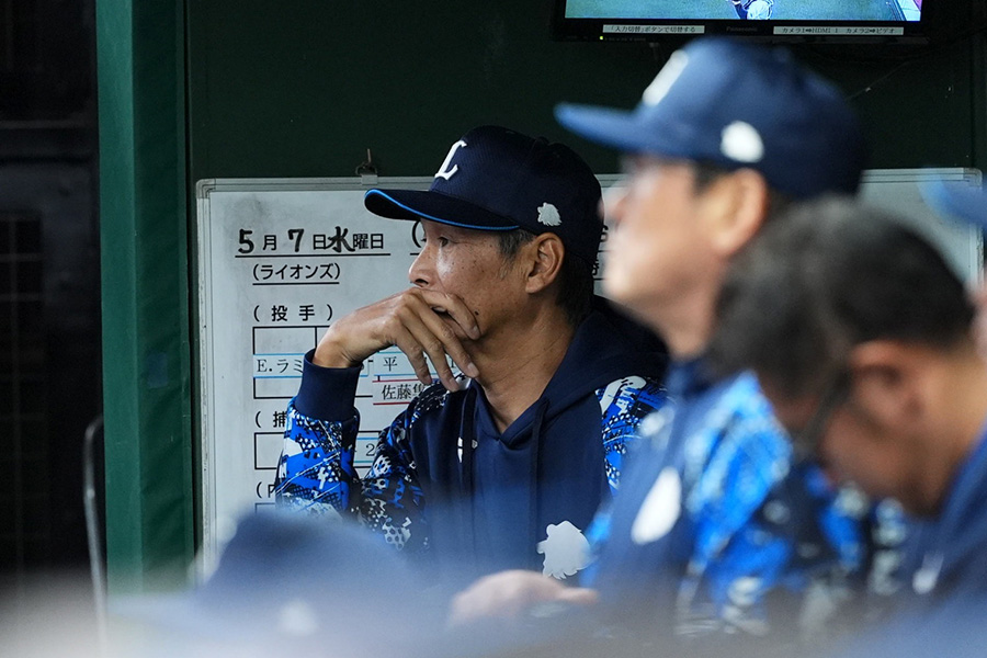 西武・西口文也監督【写真：小林靖】
