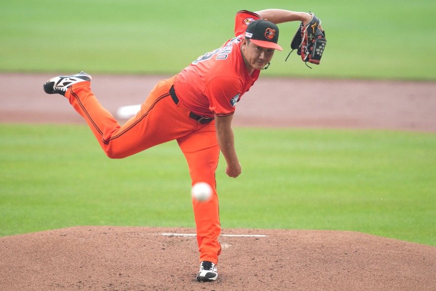 エンゼルス戦に先発したオリオールズ・菅野智之【写真：Getty Images】