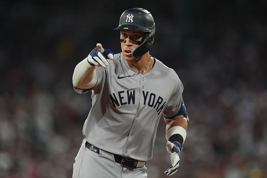 ヤンキースのアーロン・ジャッジ【写真：ロイター】