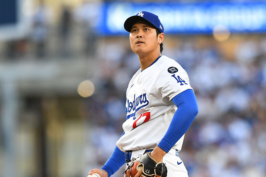 パドレス戦に先発したドジャース・大谷翔平【写真：Getty Images】