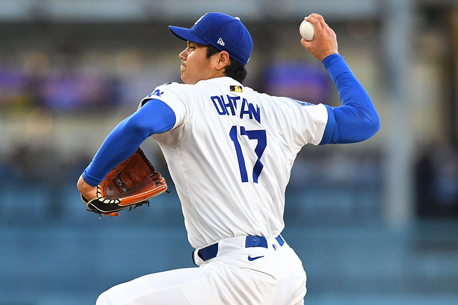 本拠地でのパドレス戦に先発したドジャース・大谷翔平【写真：Getty Images】