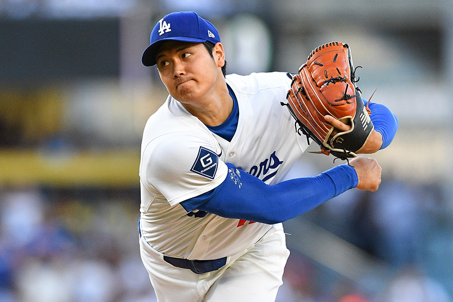 先発したドジャース・大谷翔平【写真：Getty Images】