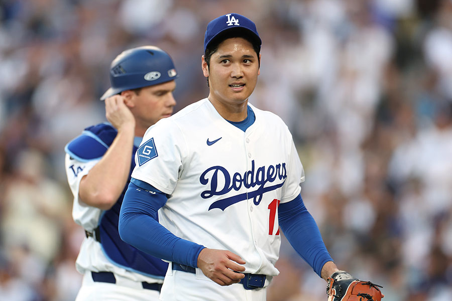 パドレス戦に先発したドジャース・大谷翔平【写真：Getty Images】