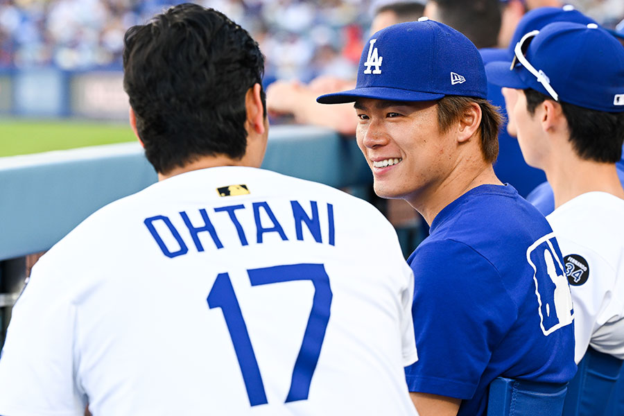 ドジャース・大谷翔平（左）と山本由伸【写真：Getty Images】