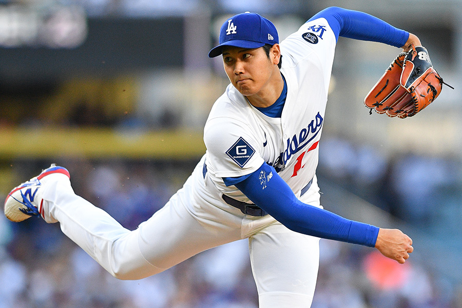 先発したドジャース・大谷翔平【写真：Getty Images】