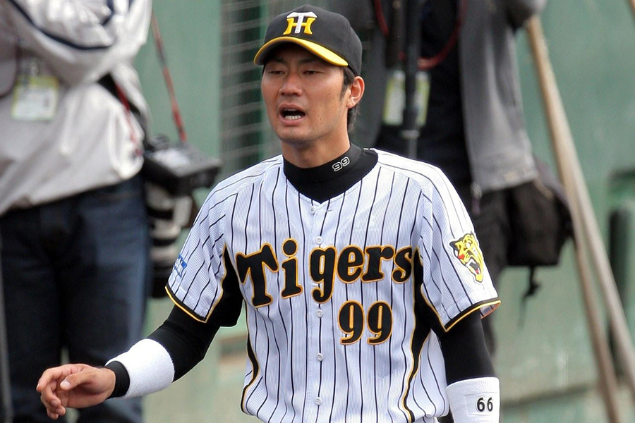 阪神現役時代の狩野恵輔氏【写真提供：産経新聞社】