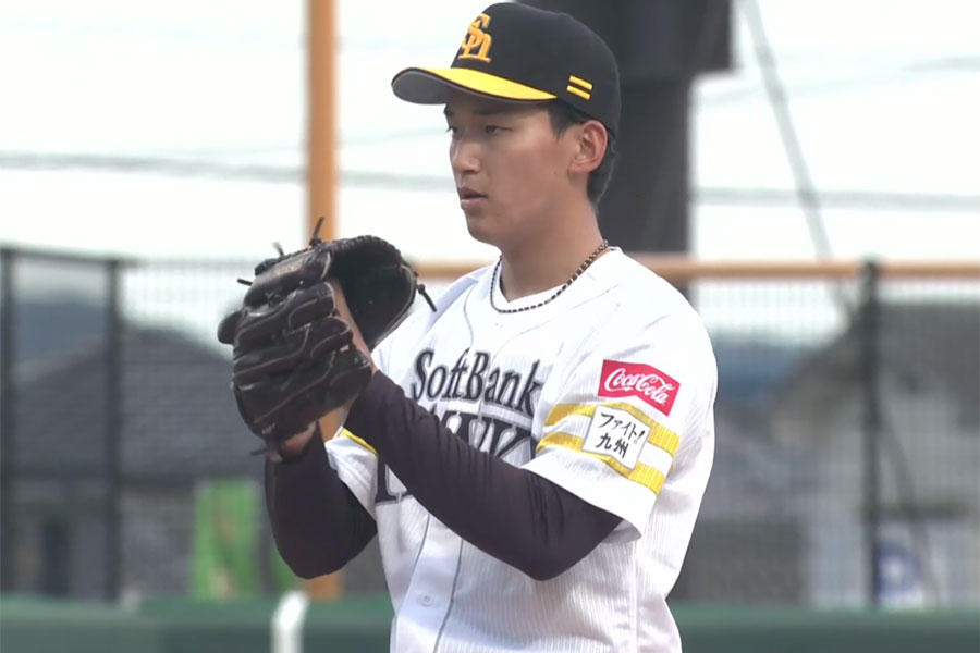 ソフトバンク・前田悠伍【写真：パーソル パ・リーグTV】