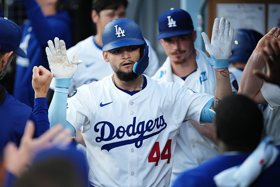 本塁打を放ったドジャースのアンディ・パヘス【写真：Getty Images】