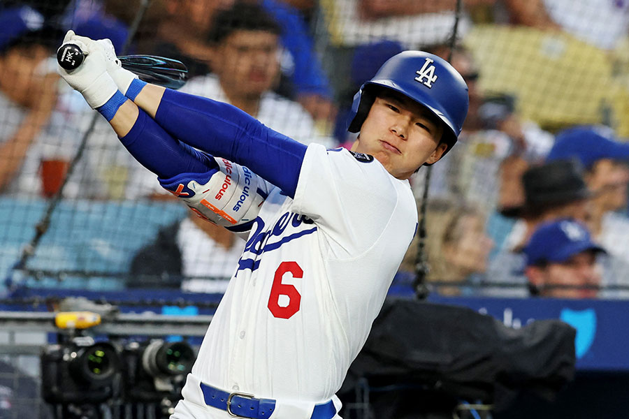ドジャースのキム・ヘソン【写真：ロイター】