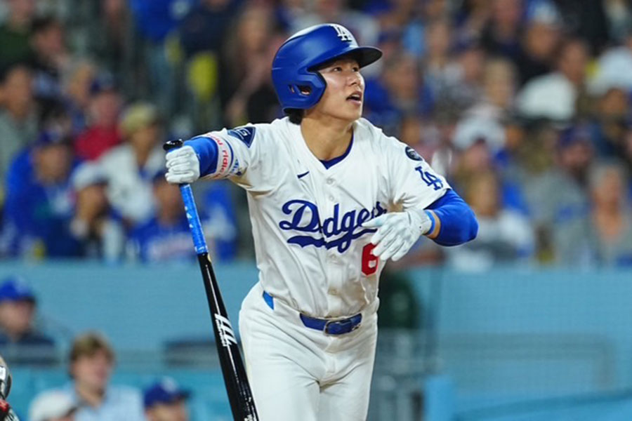 ドジャースのキム・ヘソン【写真：荒川祐史】
