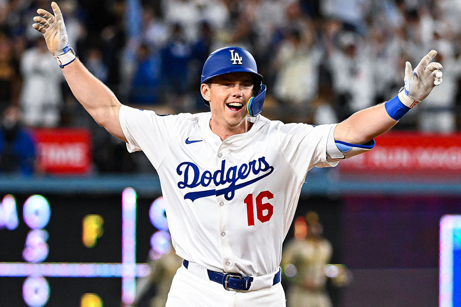 パドレス戦でサヨナラ弾を放ったドジャースのウィル・スミス【写真：Getty Images】