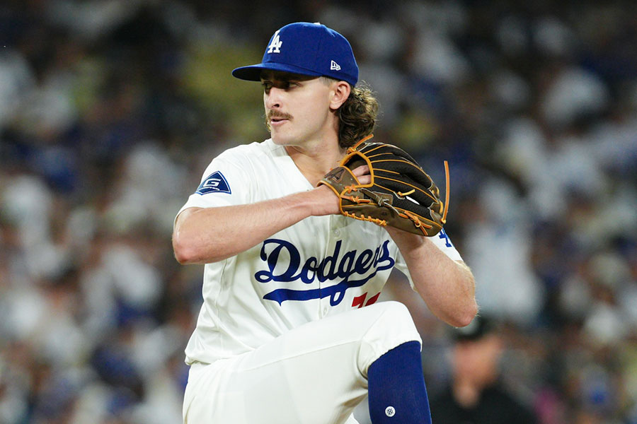 パドレス戦に登板したドジャースのジャスティン・ロブレスキー【写真：Getty Images】