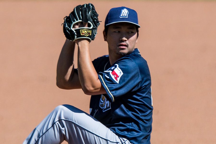 マーリンズ時代のコ・ウソク【写真：Getty Images】