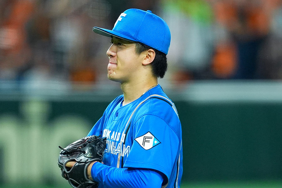 巨人・大城に本塁打を浴びた日本ハム・北山亘基【写真：イワモトアキト】