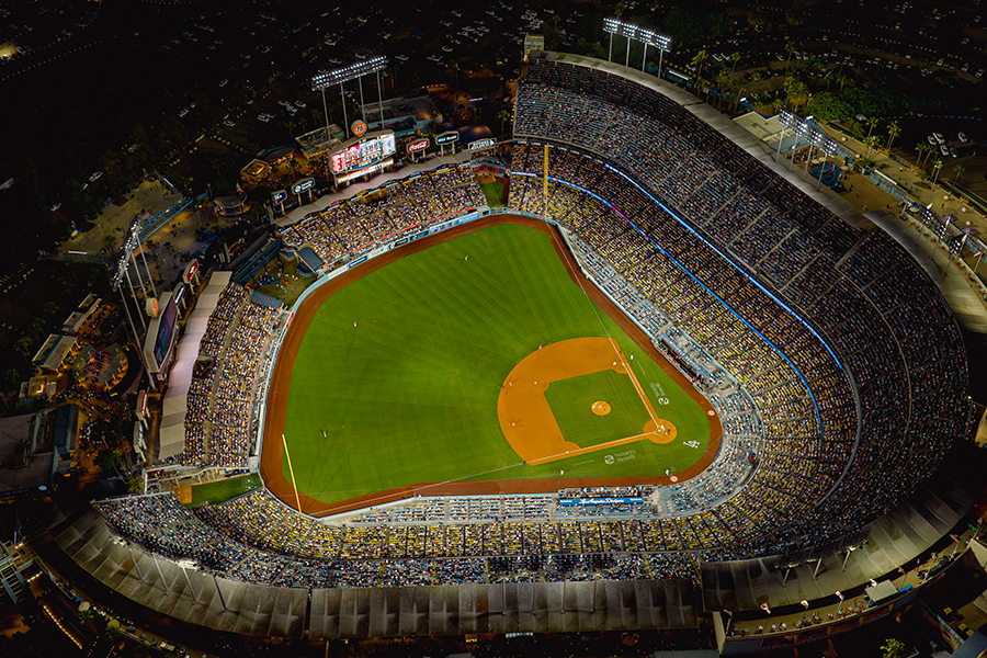 ドジャースの本拠地ドジャースタジアム